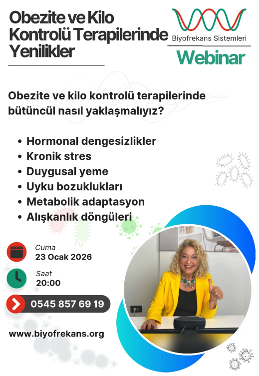 23 Ocak 2026 /// Obezite Ve Kilo Kontrolü Terapilerinde Yenilikler Webinarı
